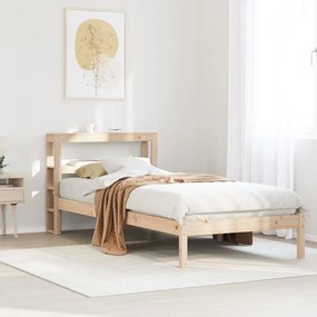 Cama sem colchão 90x200 cm madeira de pinho maciça