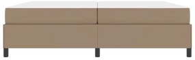 Estrutura de cama com colchão Cappuccino 200 x 200 cm