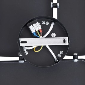 Candeeiro de Parede Design Preto 3-Luzes - Planes