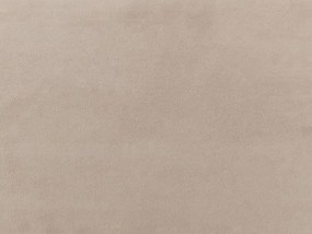 Cama de casal em veludo taupe 180 x 200 cm CHALEIX Beliani