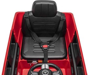 Carro elétrico Crianças 3 a 7 anos Mercedes-Benz 12V G580 Bateria Lìtio, controlo Remoto Vermelho
