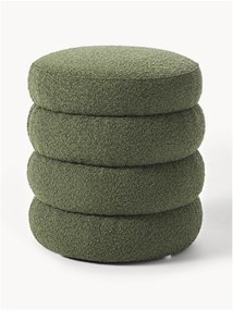 Bouclé Upholstered Stool Alto