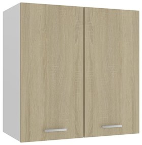 vidaXL Armário de parede 60x31x60 cm derivados madeira carvalho sonoma
