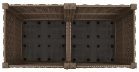 Canteiro elevado 80x40x38 cm polipropileno