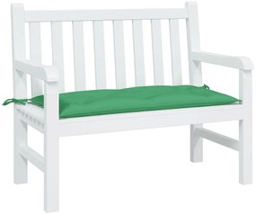 Almofadão p/ banco de jardim 110x50x7cm tecido oxford verde