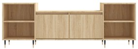 Móvel de TV 160x35x55 cm derivados de madeira carvalho sonoma