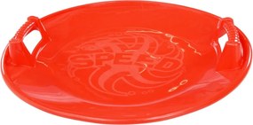 vidaXL Trenó redondo 66,5 cm PP vermelho