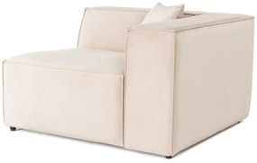 Sofá de 1 Lugar Lora – Creme – 110x108x65 cm