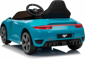 Carro elétrico para crianças RUF GT 12V,com portas rebatíveis, comando remoto, luzes LED dianteiras e traseiras, entrada USB/Aux, bateria de lítio, li