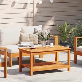 vidaXL Mesa Lateral Castanho 90 x 50 x 45 cm Madeira Sólida de Acácia