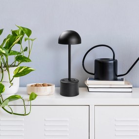 Candeeiro de Mesa Sept – Preto – Diâmetro 10 cm Altura 29 cm