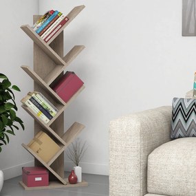 Estante Hitit – Nogueira – 46 cm x 128,5 cm x 22 cm