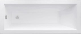 Mexen Cubik banheira retangular 150 x 70 cm, branca - 55031507000