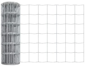 Cerca Euro com 13 Postes em Espeto 1x25m Aço Galvanizado