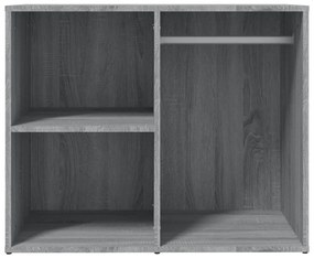 Toucador 80x40x65 cm derivados de madeira cor cinzento sonoma