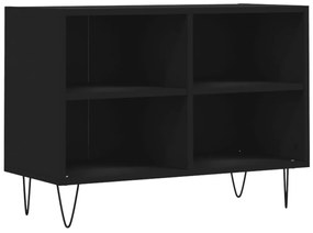 Móvel de TV 69,5x30x50 cm derivados de madeira preto