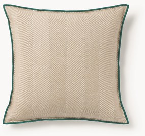 Capa de almofada com padrão espinha de peixe Agatha