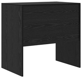 Mesa Carvalho Preto 80x50x76 cm Madeira engenheirada
