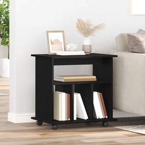 Gabinete Móvel vidaXL Preto Carvalho 60x45x55 cm em Madeira Derivada