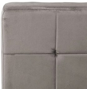 Cadeira de descanso 65x79x87 cm veludo cinzento-claro