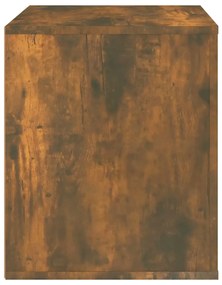Mesa de cabeceira 50x39x47 cm cor carvalho fumado