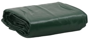 vidaXL Lona 5x6 m 650 g/m² verde