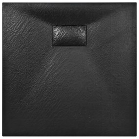 Base de Chuveiro SMC - Preto - 90x90 cm