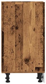 Armário inferior “Riga” 40x44,5x81,5cm madeira velha