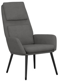 Poltrona Gale de Descanso com Apoio de Pés - Cinzento Claro - Design N