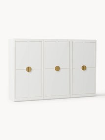 Roupeiro modular com portas de batente Denise, L 300 cm, vários tamanhos