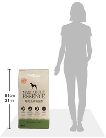 Ração premium para cães Maxi Adult Essence Beef &amp; Chicken 15 kg