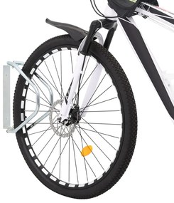 Suporte de parede para bicicleta 2 pcs aço galvanizado