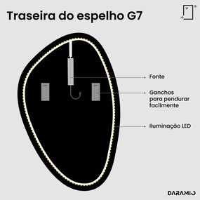 Espelho atípico com LED G7