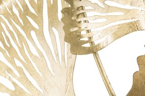 DECORAÇÃO DE PAREDE IRIS 78X5,5X101 CM DOURADO