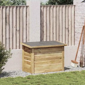vidaXL Caixa de Armazenamento Castanho 80 x 44.5 x 57.5 cm