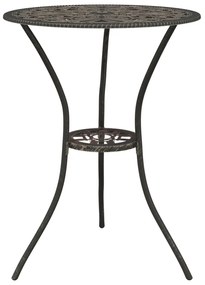3 pcs conjunto bistrô alumínio fundido bronze