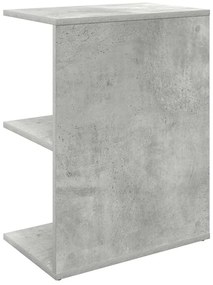 Mesas cabeceira 2 pcs 46,5x29x61cm deriv. madeira cinza cimento