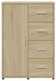 Aparadores 2 pcs 60x31x84 cm derivados madeira carvalho sonoma