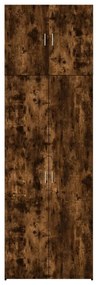 Armário alto 80x42,5x249cm derivados de madeira carvalho fumado
