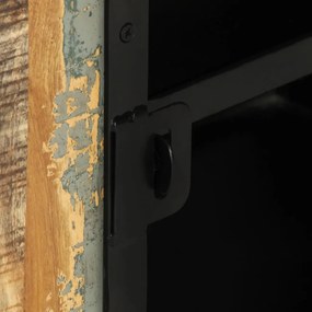 Móvel de TV 110x30x45 cm madeira recuperada maciça