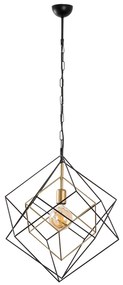 Candeeiro de Teto Till – Preto Antigo – 51 x 51 x 113 cm