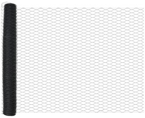 Postes de Cerca vidaXL 22 pcs U-Channel Cinza 140 cm Aço