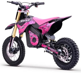 Mini moto elétrica para crianças MINICROSS 1100W Roan 903 motor eléctrico Brush 12/10" Rosa