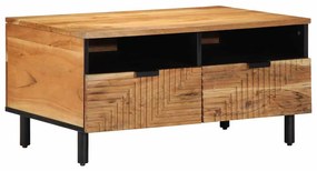 Mesa de Café vidaXL 80x54x40 cm Madeira de Acácia Sólida