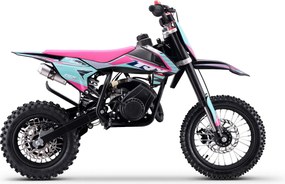 Moto Cross Gasolina para crianças BNO Motors Cross TRX 60 cc Rosa