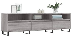 Móvel de TV 150x30x44,5 cm derivados de madeira cinzento sonoma