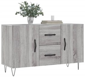 Aparador 100x36x60 cm derivados de madeira cinzento sonoma