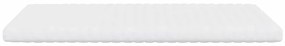 Colchão de espuma 120x210 cm 7 zonas dureza 20 ILD branco