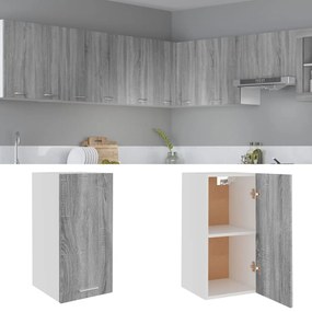 vidaXL Armário suspenso “Lyon” 29,5x31x60cm cinza sonoma