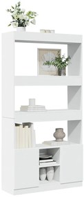 Armário alto 92x33x180 cm derivados de madeira branco